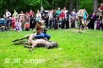 Slet čarodějnic 2009 - koňské show manželů Tomkových o přestávce soutěží